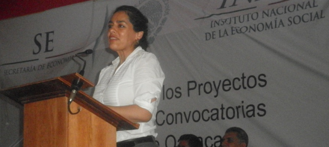 Instituto Nacional de la Economía Social entrega apoyos en la Mixteca